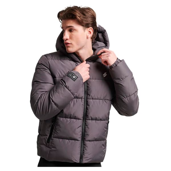 Superdry Pufferjacka Sports Grå 2XL Man