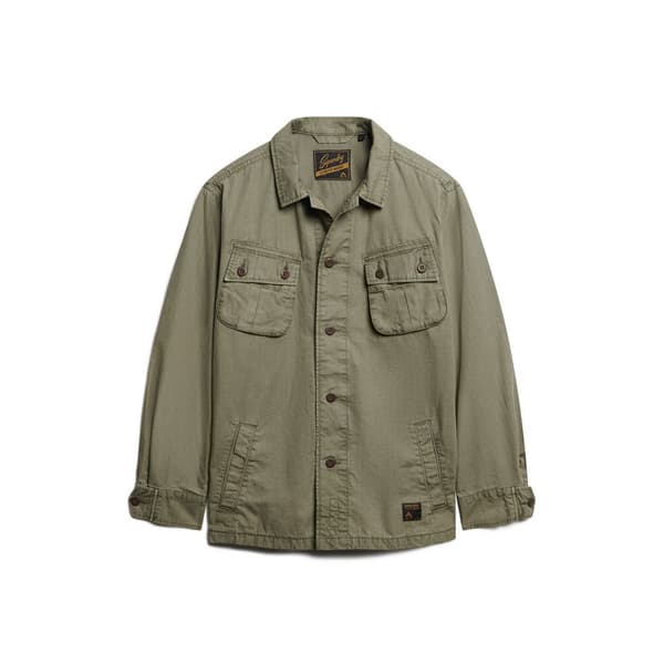 Superdry Överskjorta Military Grönt L Man