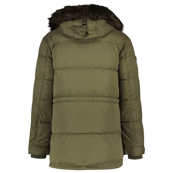 Superdry Parkas Chinook Faux Fur Grönt M Man