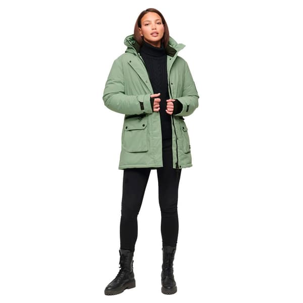 Superdry Vadderad Jacka City Grönt S Kvinna
