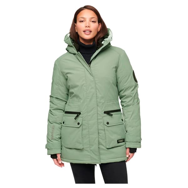 Superdry Vadderad Jacka City Grönt S Kvinna