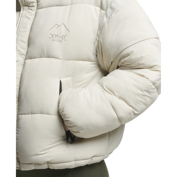 Superdry Jacka Code Xpd Cocoon Puffer Grönt L Kvinna