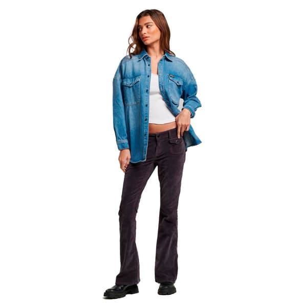Superdry Överskjorta Denim Blå S Kvinna