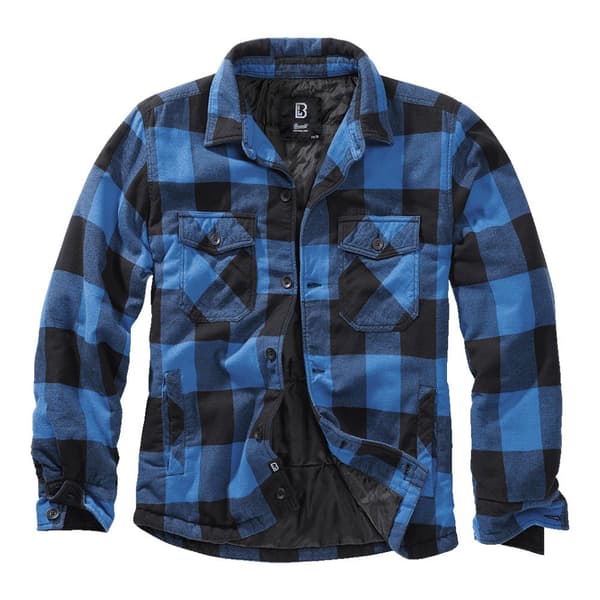Brandit Jakke Lumberjack Blå S Mand