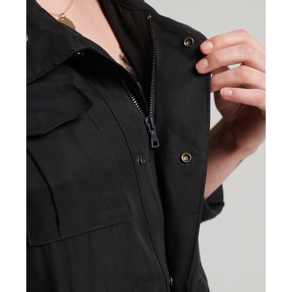 Superdry Jacka Studios Cupro M65 Svart XS Kvinna