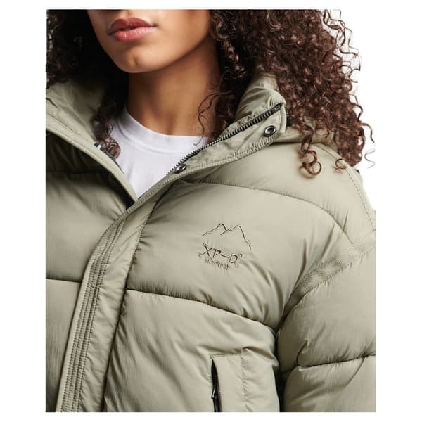 Superdry Jacka Code Xpd Cocoon Puffer Grönt XL Kvinna