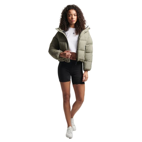 Superdry Jacka Code Xpd Cocoon Puffer Grönt XL Kvinna