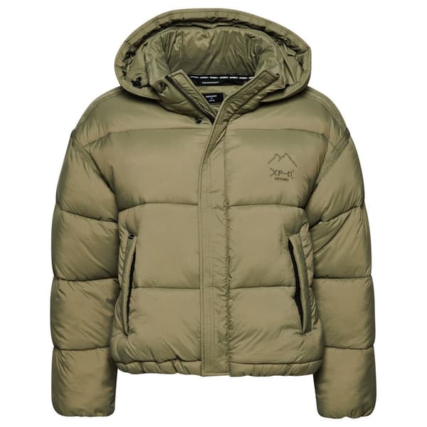 Superdry Jacka Code Xpd Cocoon Puffer Grönt XL Kvinna