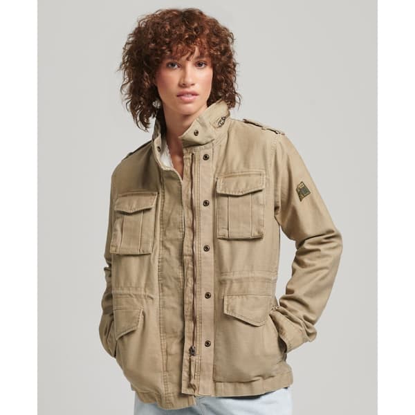 Superdry Jacka Vintage M65 Brun M Kvinna