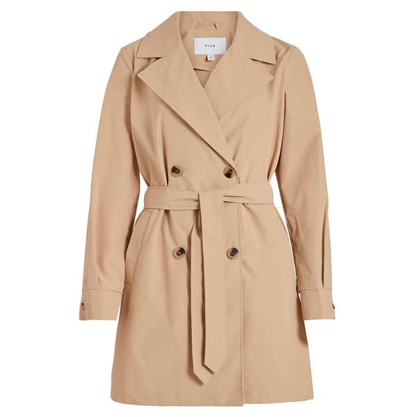 Vila Trenchcoat Mersin Beige 44 Kvinna