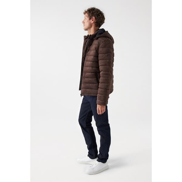 Salsa Jeans Polstret Jakke 21006847 Brun XL Mand