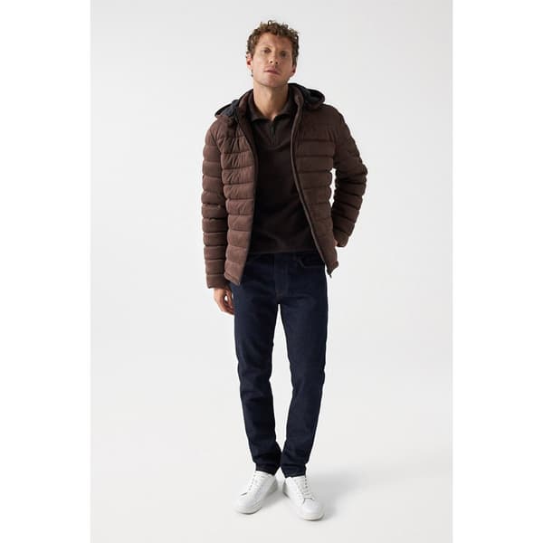 Salsa Jeans Polstret Jakke 21006847 Brun XL Mand