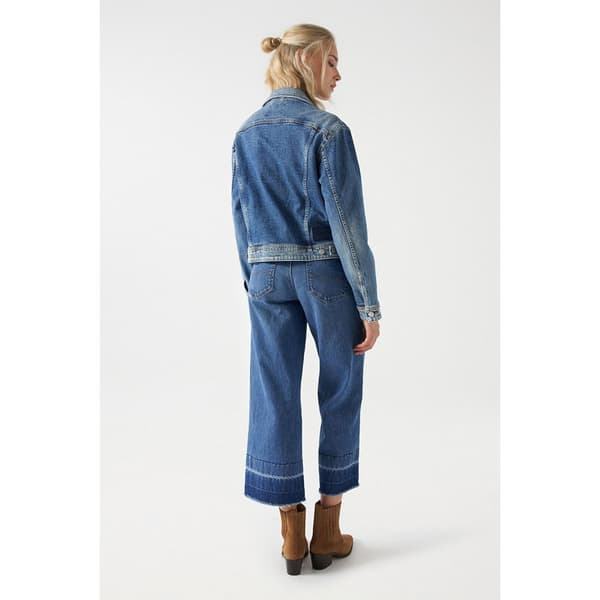 Salsa Jeans Jeansjacka 21007005 Blå L Kvinna