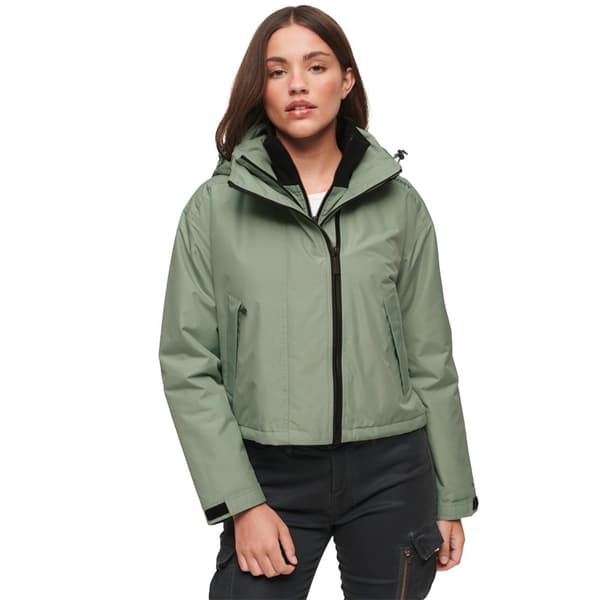 Superdry Jacka Code Windcheater Grönt 2XS Kvinna