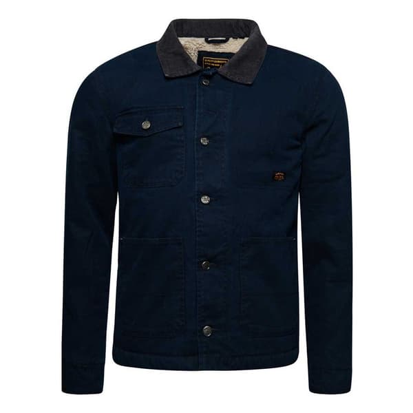 Superdry Denimjakke Workwear Ranch Blå 2XL Mand