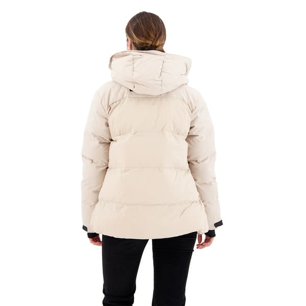 Superdry Parkas City Padded Hooded Wind Grå S Kvinna