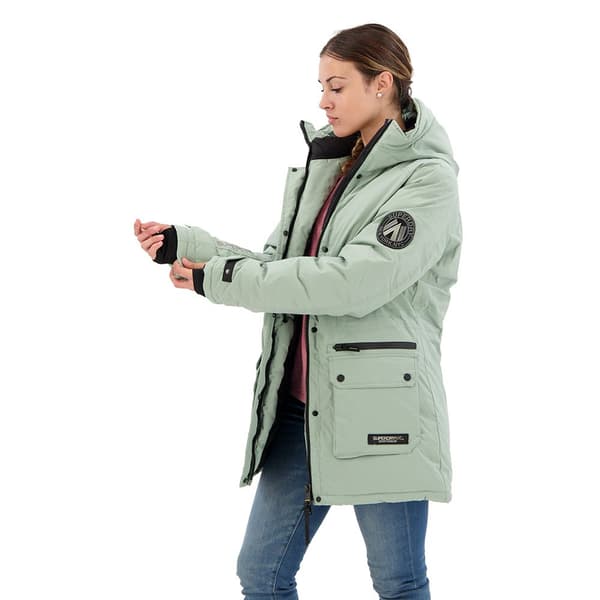 Superdry Vadderad Jacka City Grönt XS Kvinna