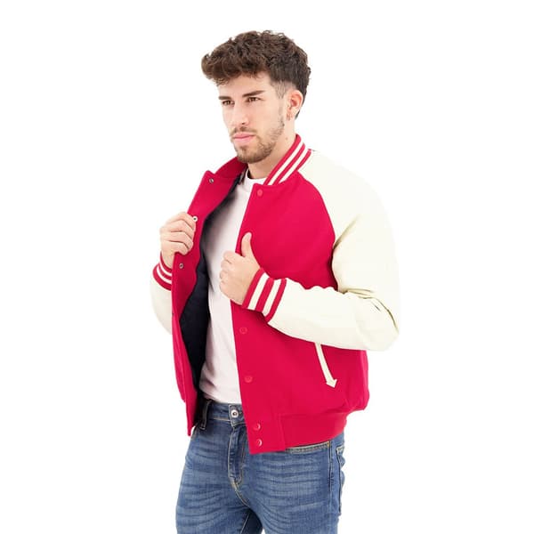 Superdry Bomberjakke College Varsity Rød S Mand