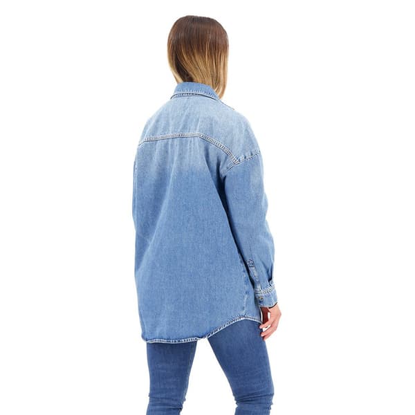 Superdry Överskjorta Denim Blå XS Kvinna