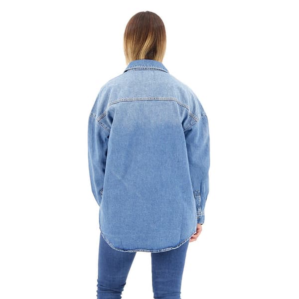 Superdry Överskjorta Denim Blå XS Kvinna