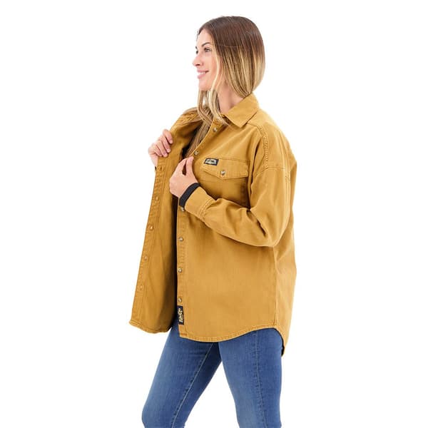 Superdry Överskjorta Denim Brun L Kvinna