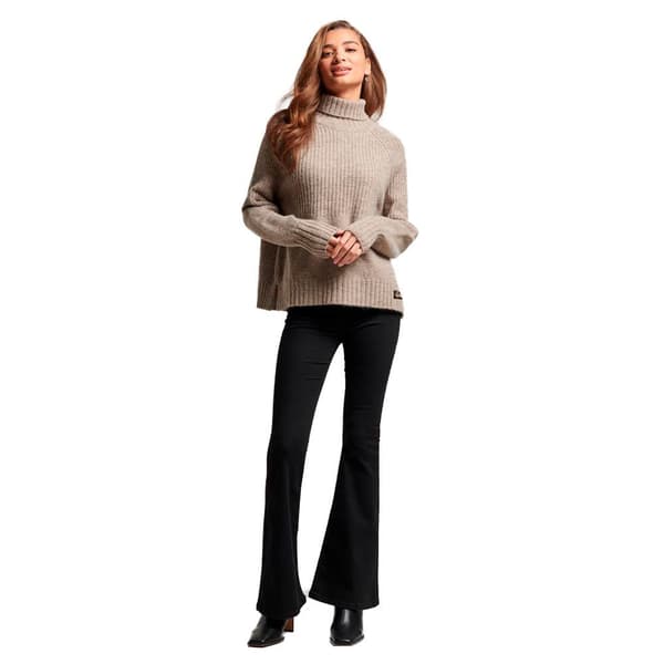 Superdry Crew Neck Villapaita Essential Rib Beige XS Nainen