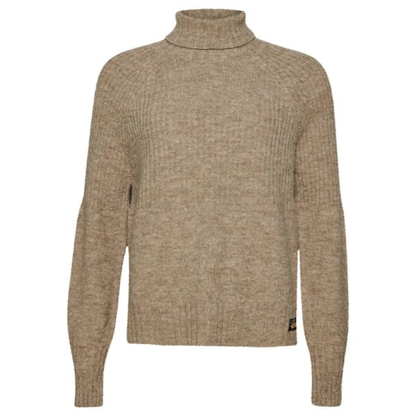 Superdry Crew Neck Villapaita Essential Rib Beige XS Nainen