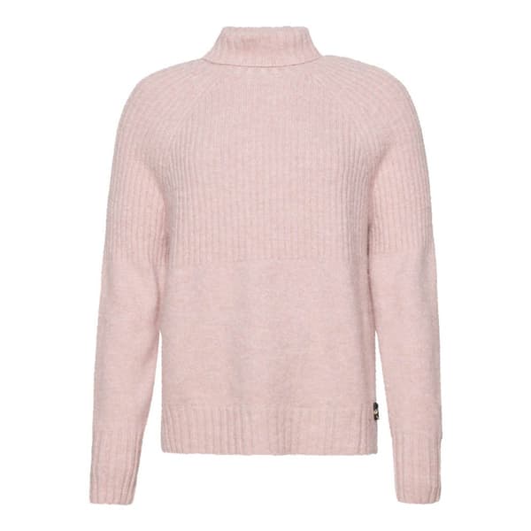 Superdry Tröja Med Rund Hals Essential Rib Rosa XS Kvinna