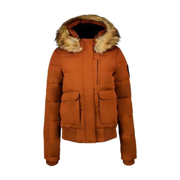 Superdry Pufferjacka Everest Bomber Brun XS Kvinna