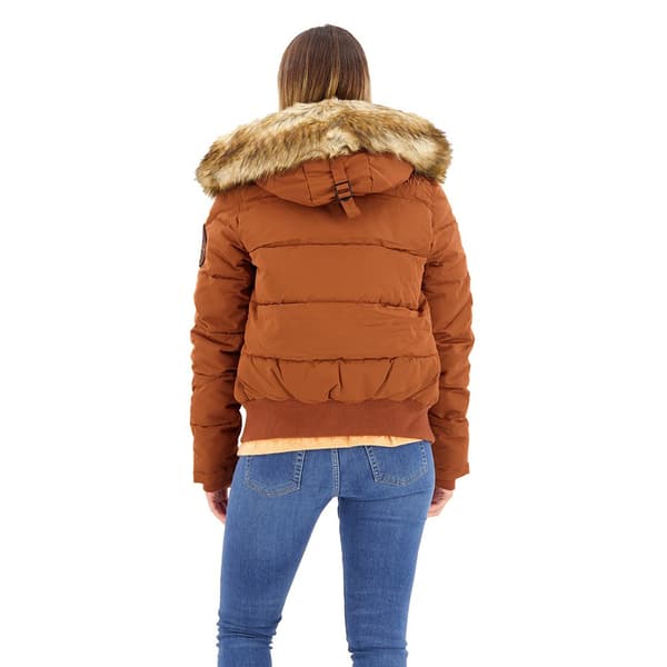 Superdry Pufferjacka Everest Bomber Brun XS Kvinna