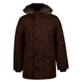 Miniatyrbillede 3 af 3: Superdry Parka Everest Faux Fur Brun S Mand