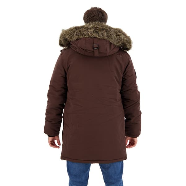 Superdry Parka Everest Faux Fur Brun S Mand