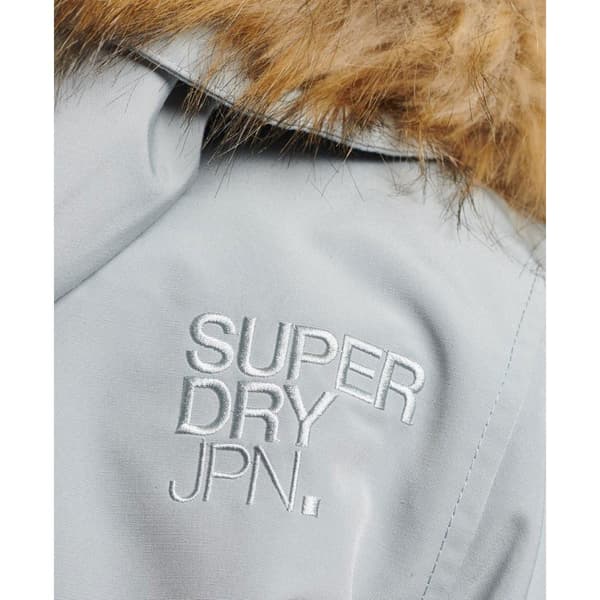 Superdry Parkas Everest Faux Fur Grå L Man