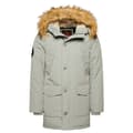 Miniatyrbillede 3 af 6: Superdry Parka Everest Faux Fur Grå S Mand