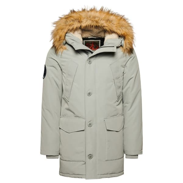 Superdry Parka Everest Faux Fur Grå S Mand