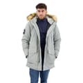 Miniatyrbillede 1 af 6: Superdry Parka Everest Faux Fur Grå S Mand