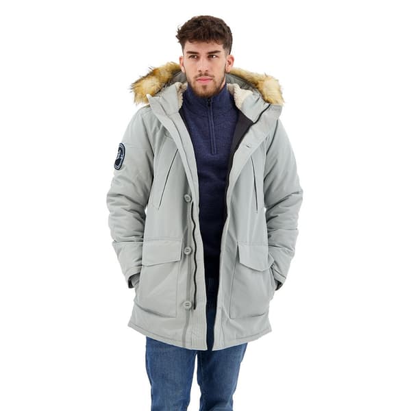 Superdry Parka Everest Faux Fur Grå S Mand