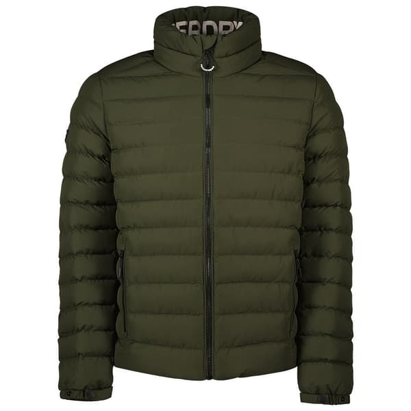 Superdry Vadderad Jacka Fuji Print Grönt M Man