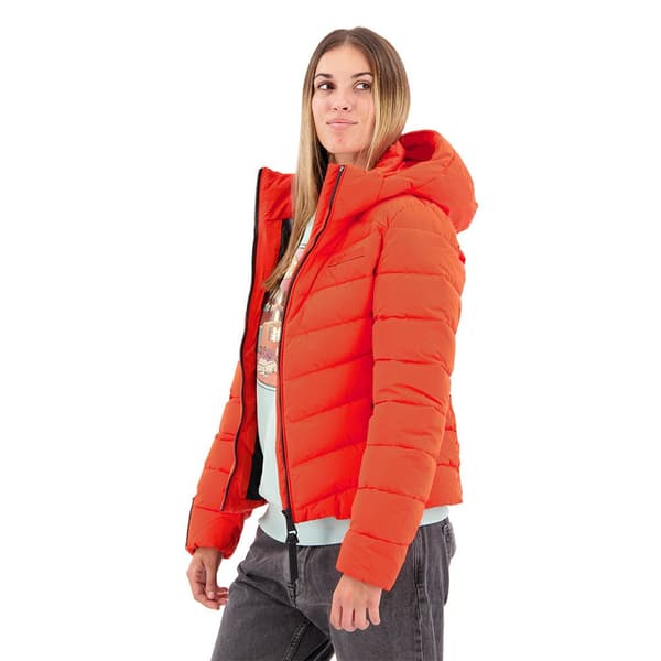 Superdry Vadderad Jacka Microfibre Orange 2XS Kvinna