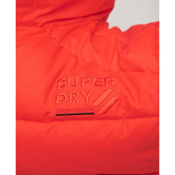 Superdry Vadderad Jacka Microfibre Orange 2XS Kvinna
