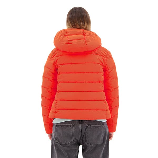 Superdry Vadderad Jacka Microfibre Orange 2XS Kvinna
