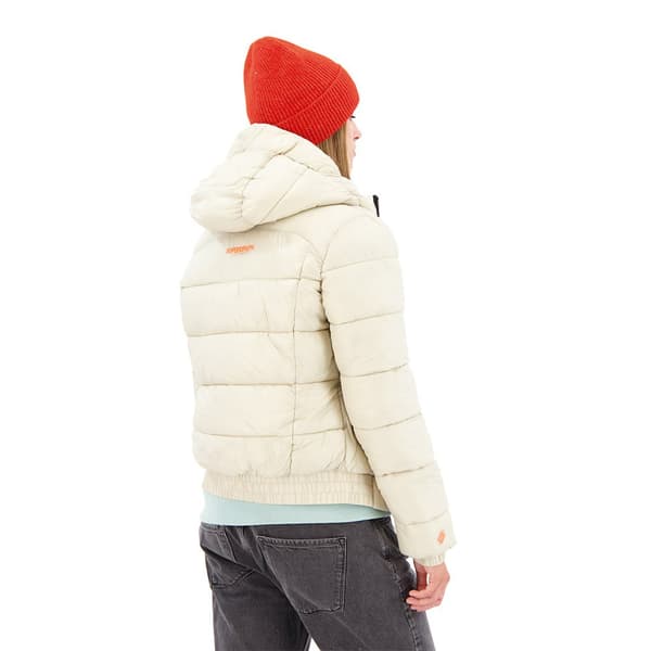 Superdry Pufferjacka Sports Beige XL Kvinna
