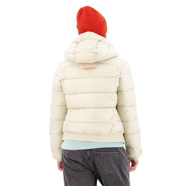 Superdry Pufferjacka Sports Beige XL Kvinna