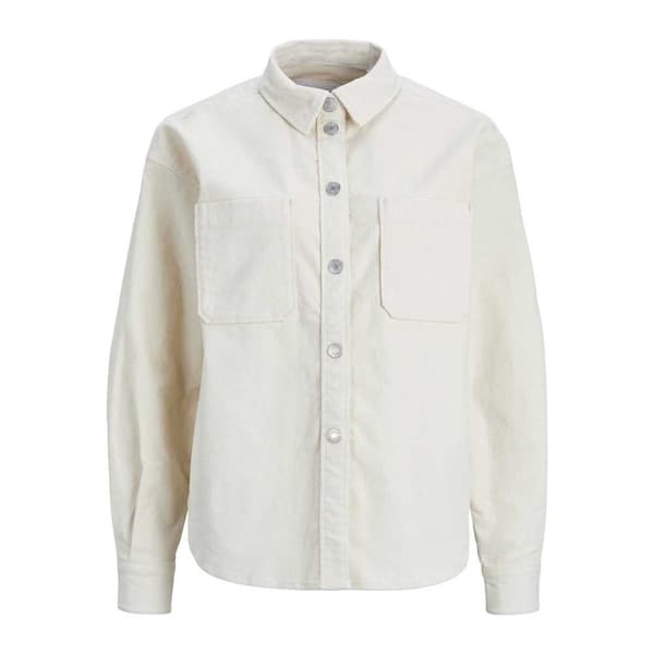 Jack & Jones Overshirt Gelly New Rlx Cord Jjxx Beige S Kvinde