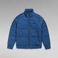 Miniatyrbillede 3 af 6: G-star Jakke Padded Quilted Blå S Mand