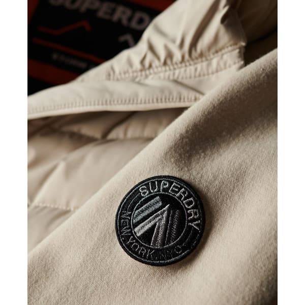 Superdry Vadderad Jacka Storm Hybrid Beige S Kvinna