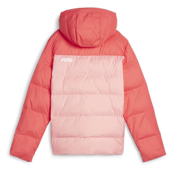 Puma Vadderad Jacka Colourblock Rosa 9-10 Years Pojke