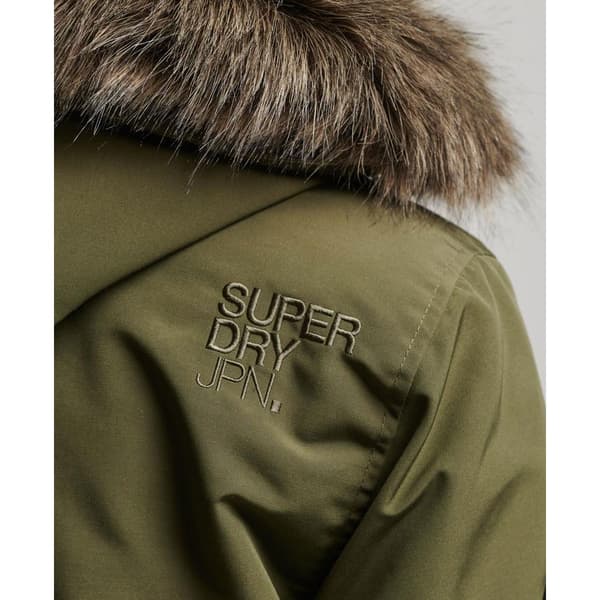 Superdry Parkas Everest Faux Fur Grönt S Man