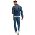 Miniatyrbillede 4 af 9: Wrangler Trucker Jakke Western Blå M Mand