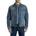 Miniatyrbillede 1 af 9: Wrangler Trucker Jakke Western Blå M Mand